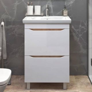 Тумба под раковину подвесная Vigo Grani 201 60 см дуб золотой